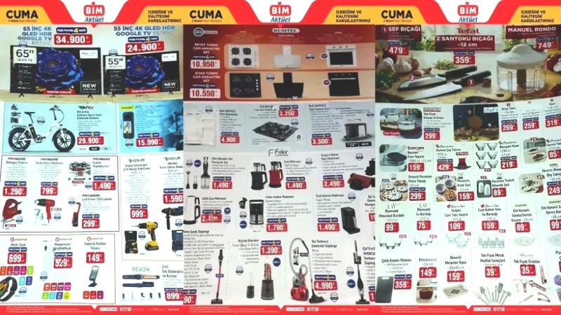 BİM'in 27 Mart-3 Nisan Aktüel Ürünleri Açıklandı! Yeni Mini Buzdolabı, Tost Makinesi ve Daha Fazlası Sizi Bekliyor!